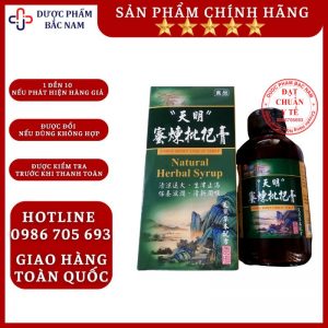 Natural herbal syrup, xuyên bổi tỳ bà cao Đài Loan _ thuốc trị ho, đau họng