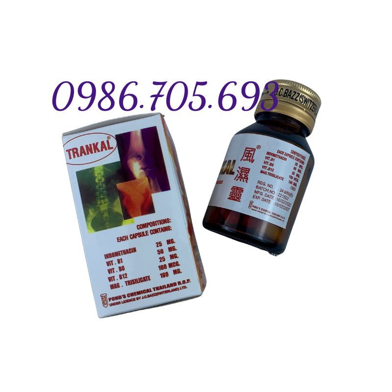 Trankal, phong thấp Thái Lan loại 1_ thuốc điều trị xương khớp